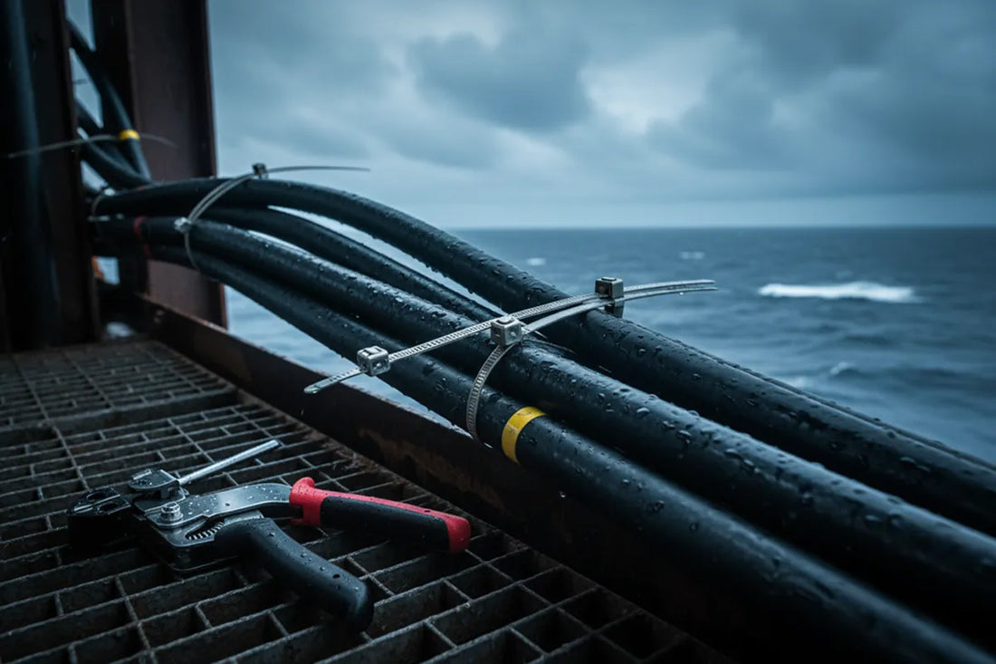 DNV Approved Marine Cable Ties for Offshore Applications