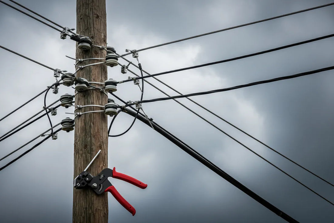 How to Secure Heavy Cables to Utility Poles Safely