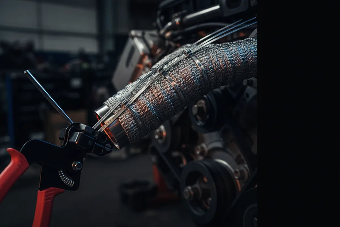 How to Use the DEI Locking Tie Tool for Exhaust Wraps