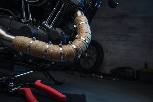 Securing Motorcycle Exhaust Wrap: Tools and Techniques