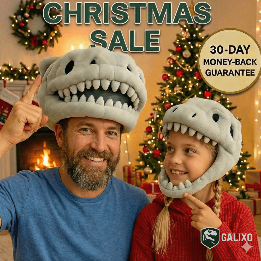 Galixo™ 3D Plush Dinosaur Skeleton Costume Set