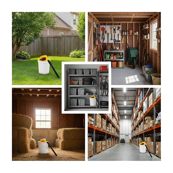 GALIXO Bucket Lid Trap for Rats, Squirrels, Chipmunks & Other Medium Rodents