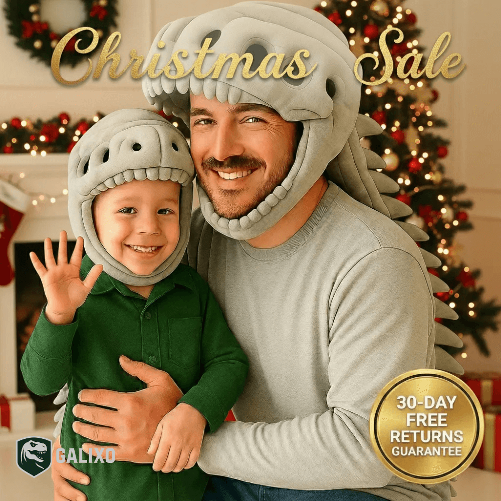 Galixo™ 3D Plush Dinosaur Skeleton Costume Set