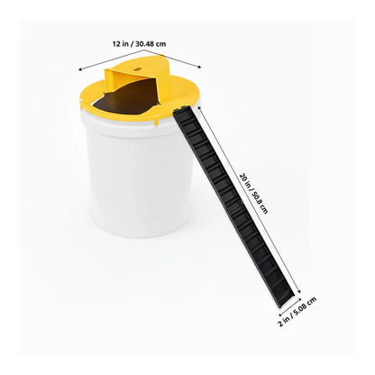 GALIXO Bucket Lid Trap for Rats, Squirrels, Chipmunks & Other Medium Rodents
