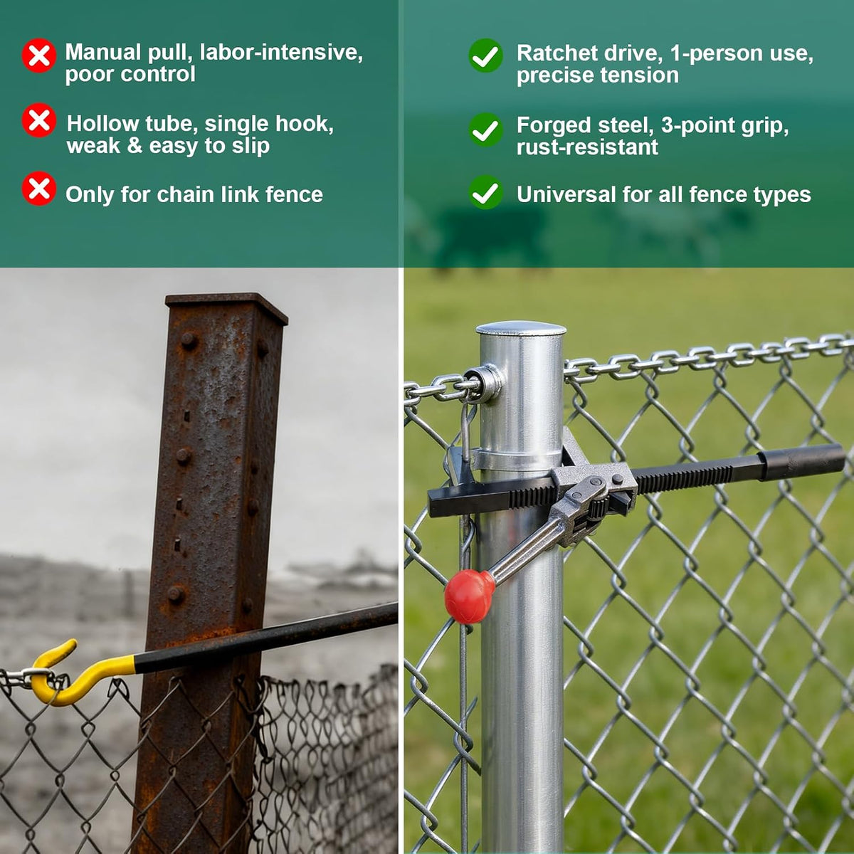 Ratchet Fence Tightener