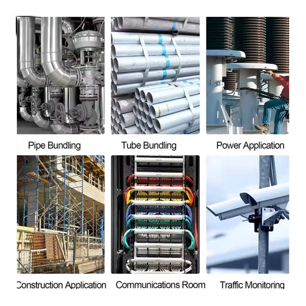 100 Pcs Heavy Duty 304 Stainless Steel Zip