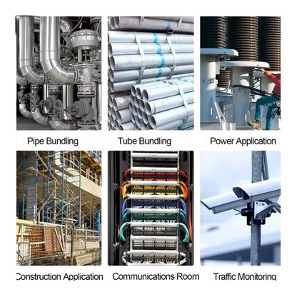 100 Pcs Heavy Duty 304 Stainless Steel Zip