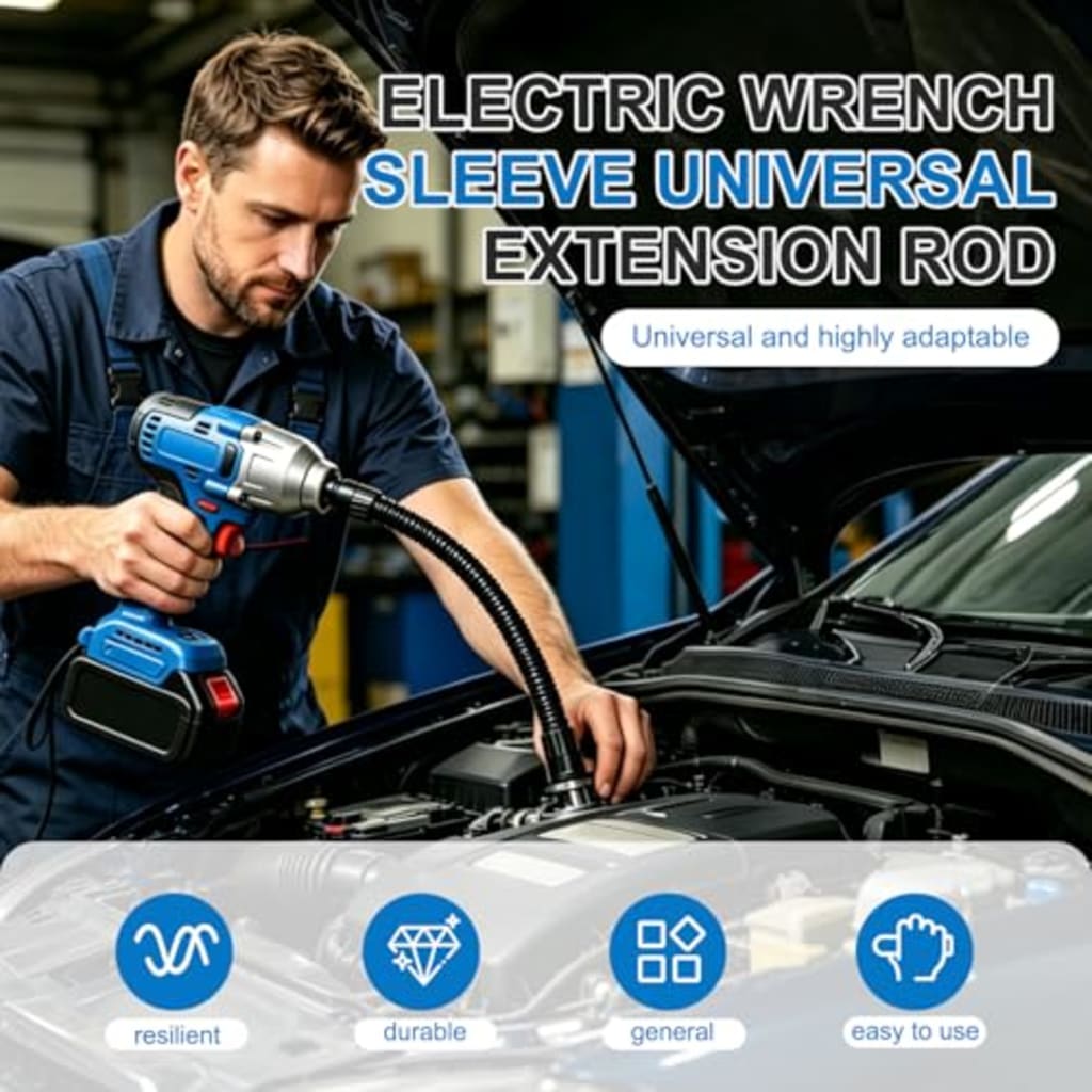 Flexible Socket Extender for Tight Spaces