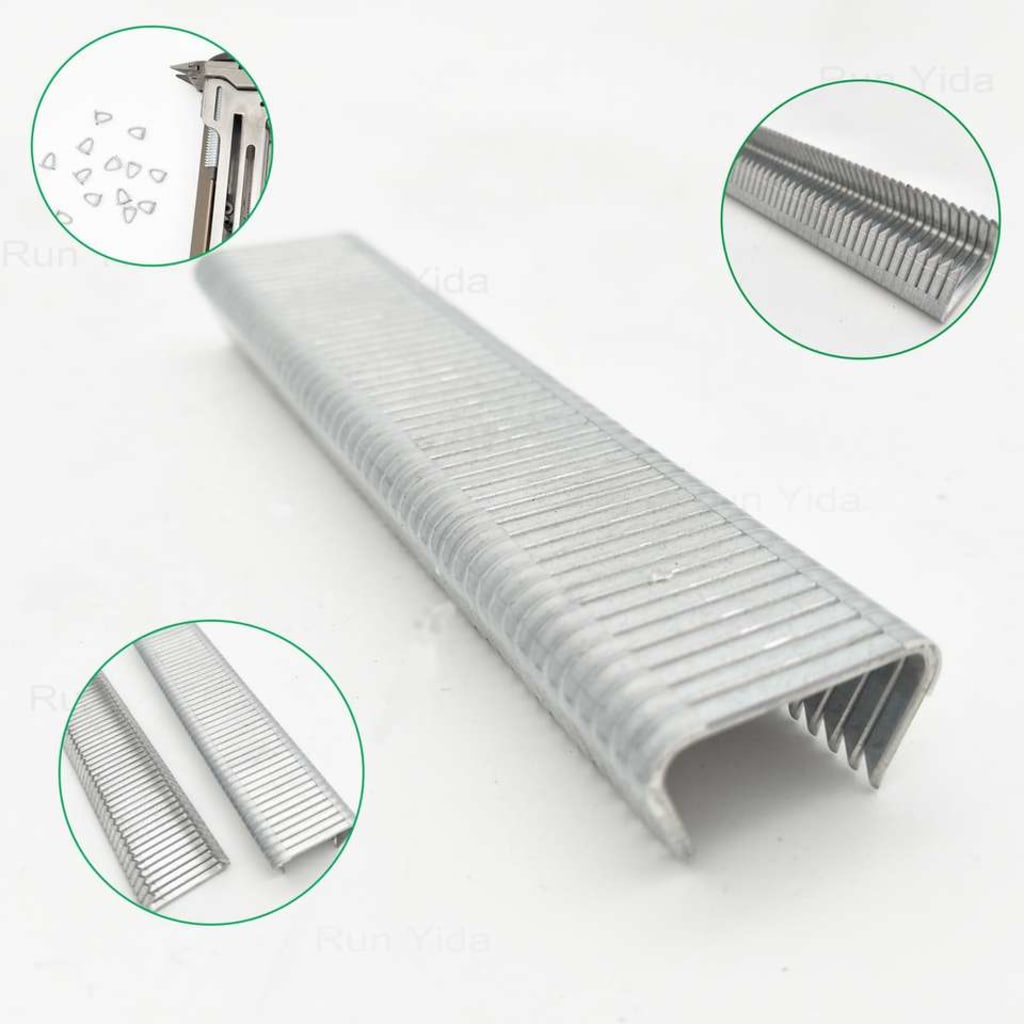 Galvanized Hog Ring Staples