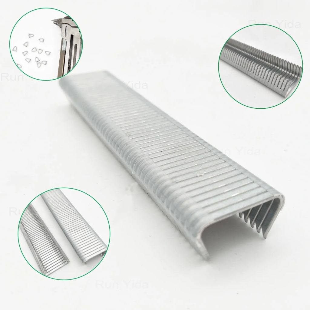 Galvanized Hog Ring Staples