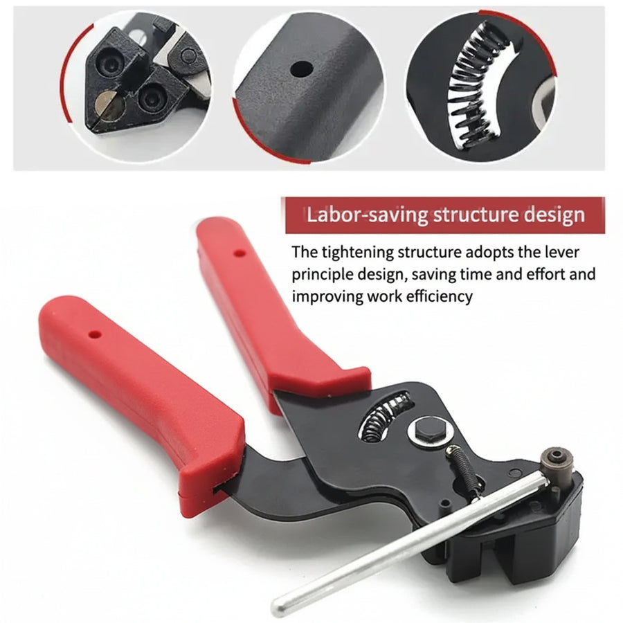 Professional stainless steel cable tie gun